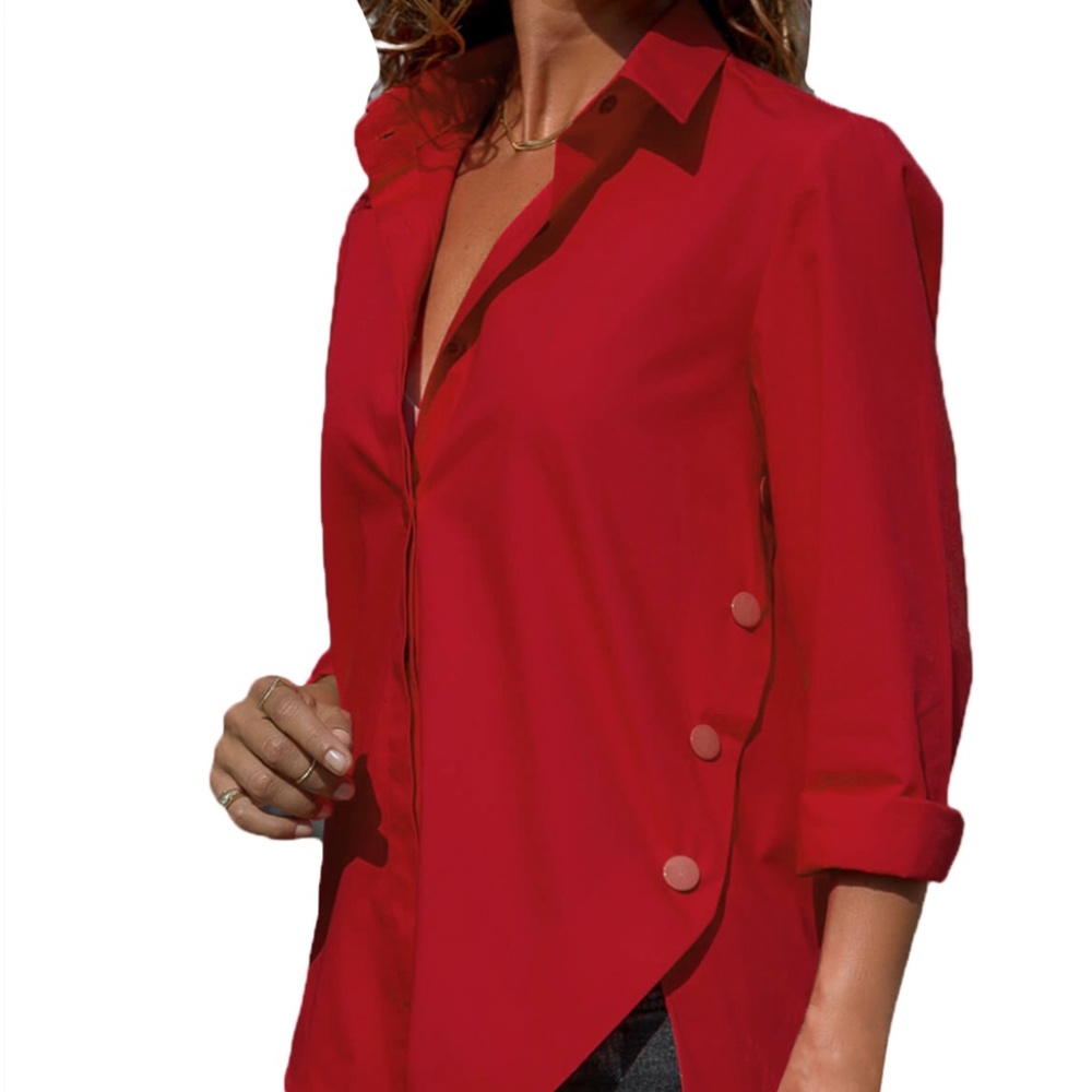 *TWO LEFT* BC Basic Trinity Long Sleeve Button Top